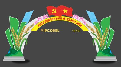 Tải file Cổng chào huyện điện biên Đoàn kết và Phát triển #6 (ảnh gốc) file TIFF