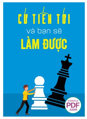 File tranh Cứ tiến tới và bạn sẽ làm được file vector PDF (ảnh gốc) độc quyền