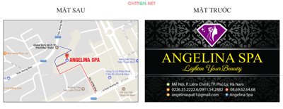 File in mica Card visit danh thiếp Anageline Spa file CDR (ảnh gốc) đẹp