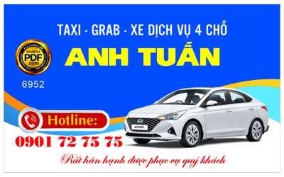 File tranh Card visit taxi - grap xe dịch vụ 4 chỗ Anh Tuấn (gốc) chủ đề trừu tượng
