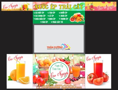 Cung cấp file tranh gốc Chia sẻ file decal dán tủ xe đẩy nước ép trái cây file CDR độc quyền