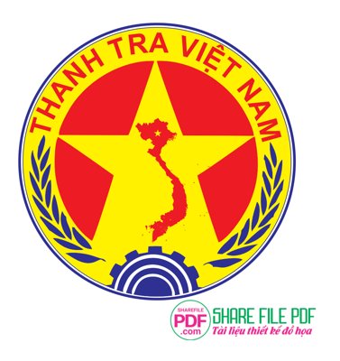 File gốc in tráng gương Download logo Thanh tra Việt Nam file vector PDF chi tiết