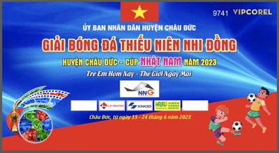 Hình ảnh file gốc in trần nhà Giải bóng đá thiếu niên nhi đồng cúp Nhật Nam