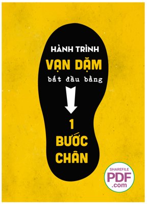 File tranh quảng cáo Hành trình vạn dăm bắt đầu bằng 1 bước chân file PDF (download file gốc)