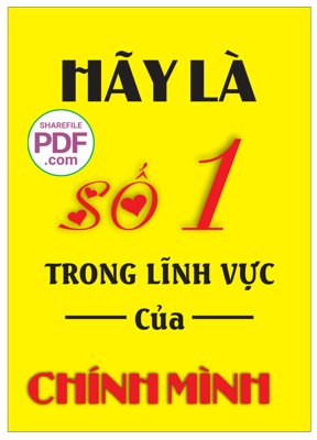 Hình ảnh file gốc in trần nhà Hãy là số một trong lĩnh vực của chính mình file PDF & CDR