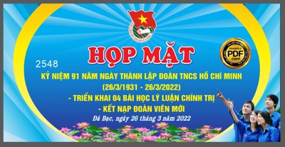 File gốc Họp mặt kỷ niệm ngày thành lập đoàn TNCS Hồ Chí Minh 2022 (phong cách) châu Âu