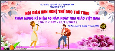 File gốc Hội diễn văn nghệ thể dục thể thao chào mừng ngày 20/11 (in 3D) nghệ thuật