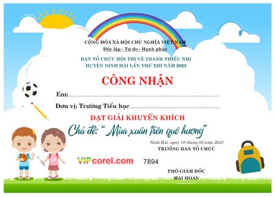 File gốc Hội thi vẽ tranh chủ đề mùa xuân trên quê hương (vector) cho in ấn