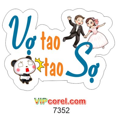 File gốc Hashtag wedding Vợ tạo tao sợ file vector PDF (ảnh chi tiết) để in ấn