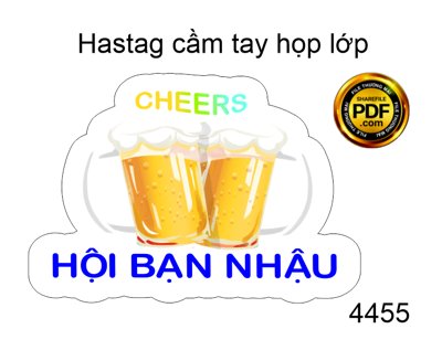 Tệp tin gốc Hastag cầm tay hội bạn nhậu file corel (chất lượng cao) Hastag cầm tay hội bạn nhậu file corel