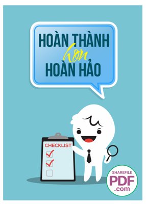 Tải file Hoàn thành hơn hoàn hảo file vector PDF (gốc) in trên mọi chất liệu