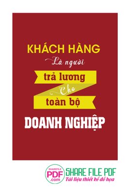Tải về hình ảnh gốc Khách hàng là người trả lương cho toàn bộ doanh nghiệp sắc nét