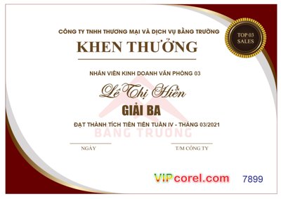 Chi tiết file tranh tráng gương Khen thưởng nhân viên kinh doanh file corel (ảnh gốc)