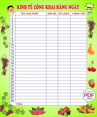 File gốc Kinh tế công khai hàng ngày file PDF & CDR (AI/EPS) cho in ấn