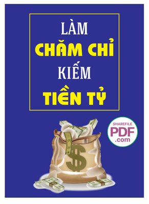 Download file Làm chăm chỉ kiếm tiền tỷ file vector PDF (chất lượng in ấn)