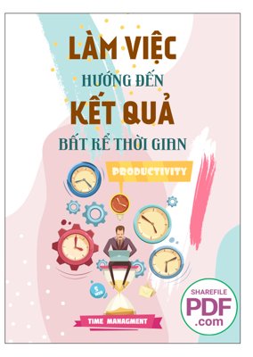 Tải file Làm việc hướng đến kết quả bất kể thời gian (gốc) làm tranh trang trí