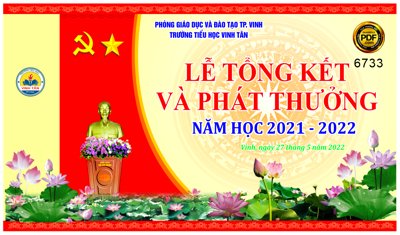 File tranh Lễ tổng kết và phát thưởng trường tiểu học Vinh Tân (gốc) chủ đề trừu tượng