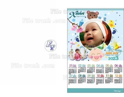 Download file gốc Lich treo tuong (15) (in lụa) hoa lá