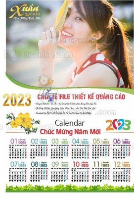 File tranh Lich treo tuong (25) (file gốc) chuẩn màu in
