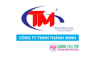 File in trần Logo Công Ty TNHH Thành MInh file vector PDF (bản gốc) 5D