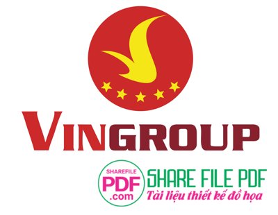 File gốc Logo Dầu Tập đoàn Vingroup file vector PDF (in lụa) tranh phong thủy