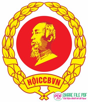 Hình ảnh file gốc Logo HỘI CỰU CHIẾN BINH file vector PDF cho in UV