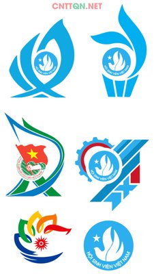 File ảnh Logo Hội sinh viên và cờ lưu niệm file CDR x4 (gốc) cho trang trí nhà hàng