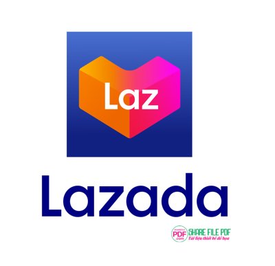 File tranh Logo Lazada file vector PDF (ảnh gốc) chi tiết rõ ràng