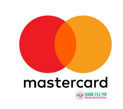 File gốc Logo Mastercard file vector PDF (trang trí) phòng làm việc