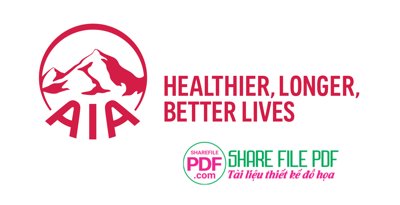 File tranh quảng cáo Logo bảo hiểm nhân thọ AIA file vector PDF (file gốc) chuyên nghiệp