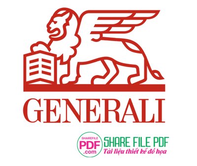 File PSD Logo bảo hiểm nhân thọ GENERALI Life file vector PDF (gốc) cho designer