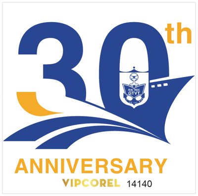 File in trần Logo kỷ niệm 30 năm anniversary vận tải file corel (bản gốc) mây trời