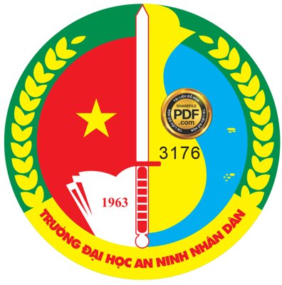 Tải file gốc Logo trường đại học An Ninh Nhân Dân file Corel (bản PSD) đầy đủ layer