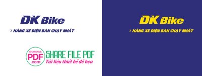 Download file tranh PSD Logo xe đạp điện BK Bike vector PDF để chỉnh sửa