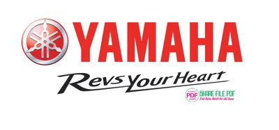 Download file gốc Logo xe Yamaha file vector PDF (in lụa) hoa lá