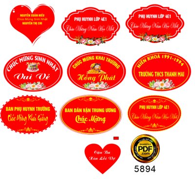 Tải file Mẫu chữ cắm lẵng hoa chúc mừng khai trương file corel (gốc) in nhanh