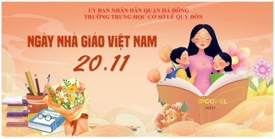 Download file gốc Mẫu mới market mừng ngày 20/11 file corel #14 (in lụa) nghệ thuật