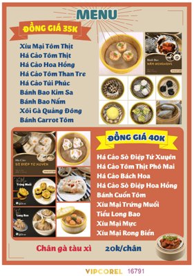 Download file tranh PSD Mẫu menu quán đồ ăn vặt file corel để chỉnh sửa