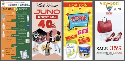 File in ấn cao cấp Mẫu thiết kế Standee khuyến mãi shop - cửa hàng (file gốc)