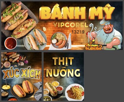 File gốc Mẫu xe bán hàng bánh mỳ mang đi - xúc xích (cho in ấn) từ kho Filetranh