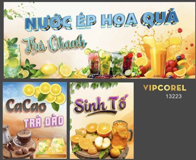 File gốc Mẫu xe bán nước ép hoa quả mang đi vector (in ấn) không giới hạn