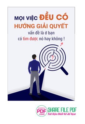 Cung cấp file tranh gốc Mọi điều đều có hướng giải quyết file vector PDF độc quyền