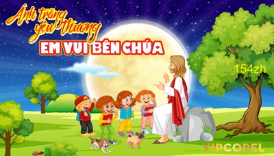 File tranh Market Ánh trăng yêu thương - em vui bên chúa (ảnh gốc) độ nét vượt trội