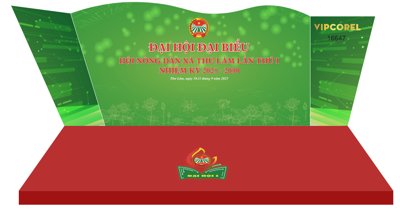 File tranh Market Đại hội Hội Nông Dân xã 2025-2030 #2 (bản gốc) treo tường