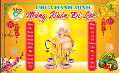 Tải file Market Chùa Hạnh Minh mừng xuân Di Lạc 2026 (ảnh gốc) in gạch men