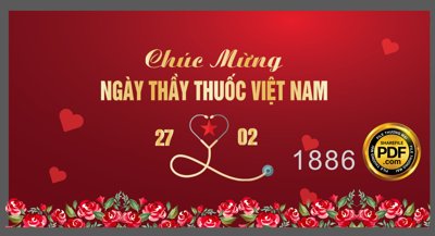 File tranh Market Chúc mừng ngày thầy thuốc Việt Nam #4 file CDR (gốc) chủ đề trẻ em