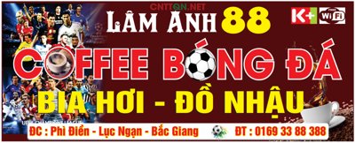 File tranh Market Coffee Bóng Đá Bia Hơi - Đồ nhậu Corel (bản gốc) treo tường