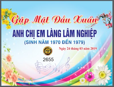 File tranh Market Gặp mặt đầu xuân Anh chị em làng Lâm Nghiệp file CDR (ảnh gốc) cho in ấn kỹ thuật số