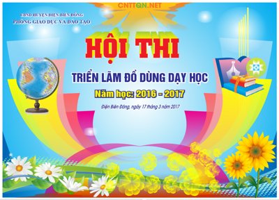 Tải file Market Hội Thi triển lãm đồ dùng dạy học file CDR (PSD) cho in tranh 3D
