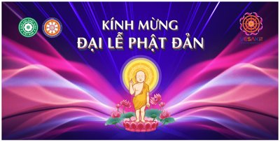 Ảnh gốc Market Kính mừng đại lễ phật đản Vesak (độ nét cao) in mica